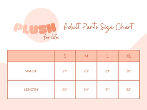 Women's Chat Print Plush Lounge Pant
