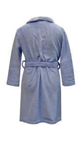 Women's Ice Blue Plush Robe