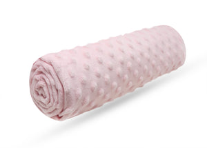 Lt. Pink Bubble Plush Pet Blanket