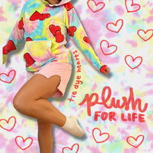 Girls Lt. Pink Bubble Plush Short